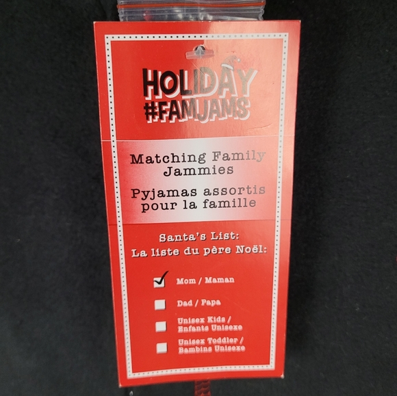 HOLIDAY#FAMJAMS | "Don't Wake The Bear" fleece button up plaid pjs pajamas - Picture 6 of 7